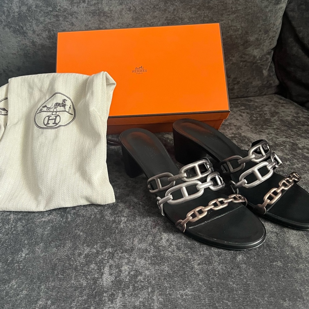 Hermes Multicolor Sandal, 39